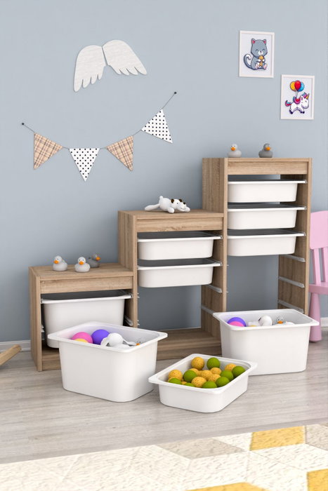 Hanah Home Armario Multiusos Blanco Sonomo